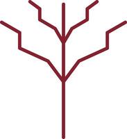 Tree with no leaves Vector Icon