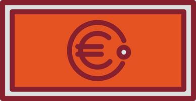 icono de vector de euro