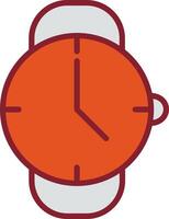 icono de vector de reloj de pulsera