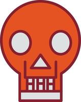 Skull X ray Vector Icon