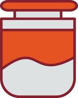 Jar on Display Vector Icon