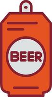 Beer Can II Vector Icon