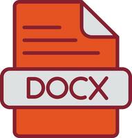 icono de vector docx