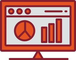 Webpage Statistics Vector Icon