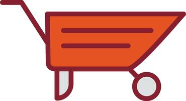 Garden Cart Vector Icon