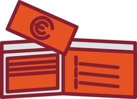 Money in Wallet Vector Icon
