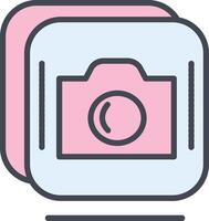 icono de vector de camara