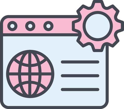 Web Optimization Vector Icon