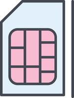 SIM Card Vector Icon