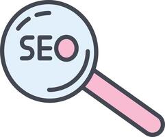 icono de vector de seo