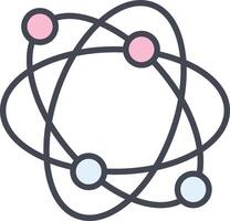 Atomic Structure Vector Icon