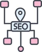 SEO Structure Vector Icon