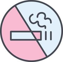 No Smoking Sign Vector Icon