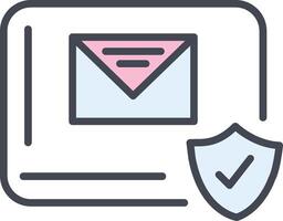 Mail Protection Vector Icon