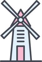 Windmill Vector Icon