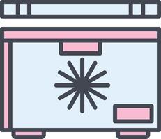 Freezer Vector Icon
