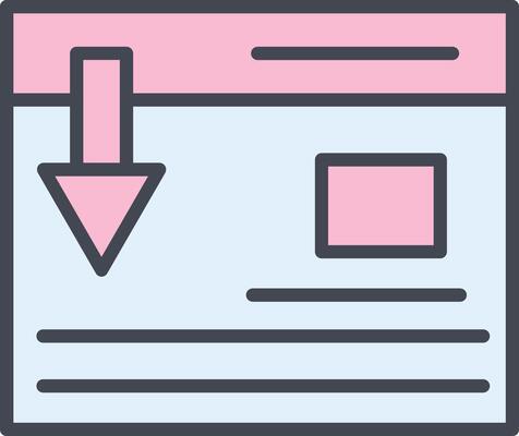 Landing Page Vector Icon