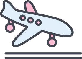 Flight Landing Vector Icon