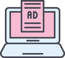 Internet Ads Vector Icon