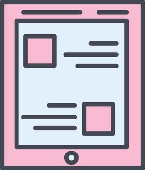 Tablet Vector Icon