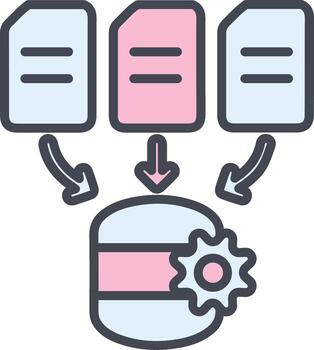 Data Processing Vector Icon