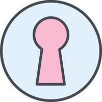 Keyhole Vector Icon