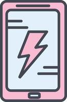 Lightning Vector Icon