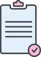 Registered Document Vector Icon