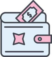 Money from Wallet Vector Icon