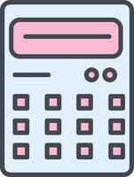 icono de vector de calculadora