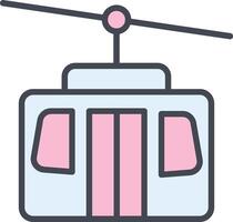 Cable Car Vector Icon