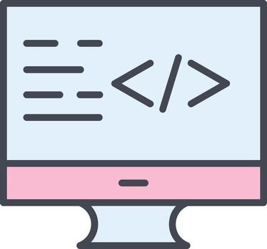 Coding Vector Icon
