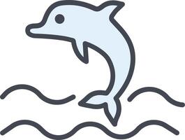 Dolphin Vector Icon