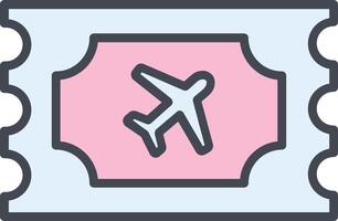 Plane Tickets Vector Icon