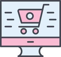 Online Shopping Vector Icon