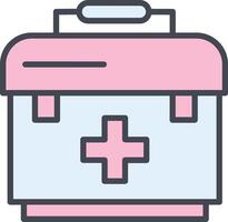 First Aid Bag Vector Icon