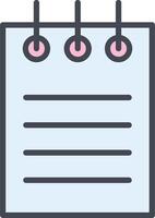 Notepad Vector Icon
