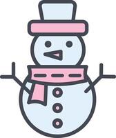 Snowman Vector Icon