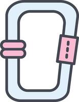 Carabiner Vector Icon