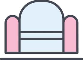 Bedroom Chair Vector Icon