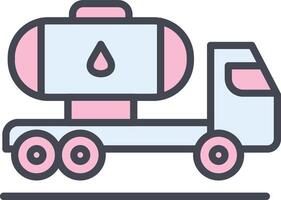 Tank Truck Vector Icon