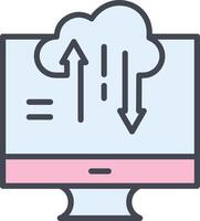 Data Transfer Vector Icon