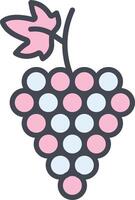 Grapes Vector Icon