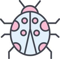 Ladybug Vector Icon