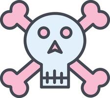 Pirate Skull II Vector Icon