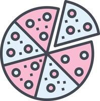 Pizza Slice Vector Icon