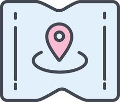 Map and Location Vector Icon