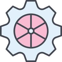 Wheel Vector Icon