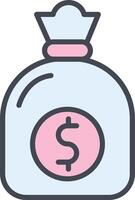 Money Bag Vector Icon