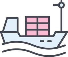 Cargo Ship I Vector Icon